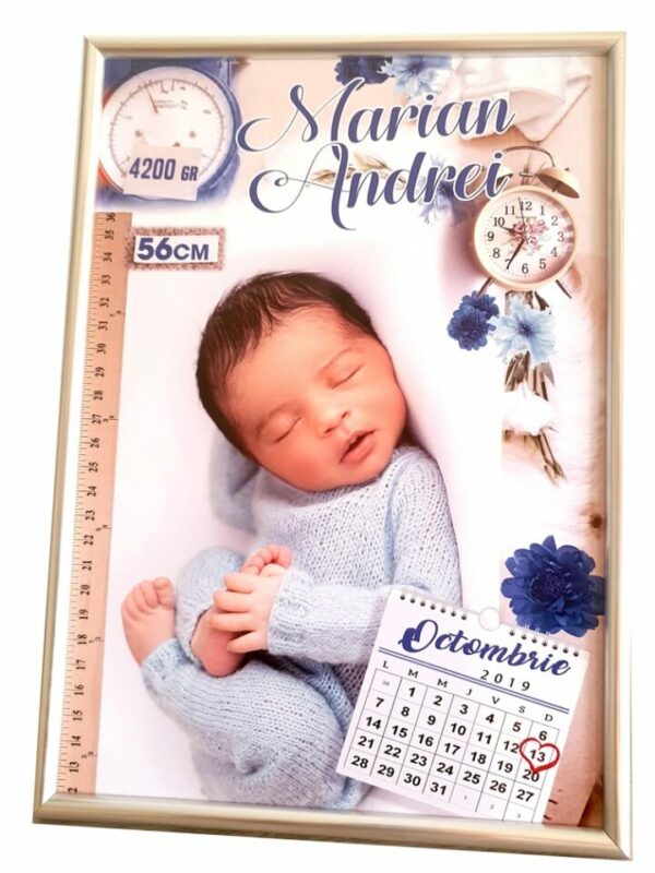 Birth Announcement - Cadouri Personalizate cu Poze Cadouri-Unicate.com