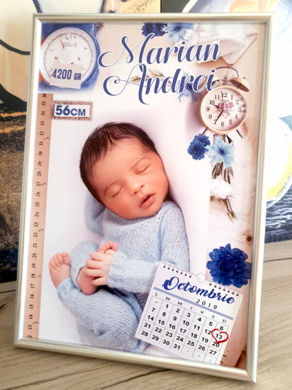 Birth Announcement - Cadouri Personalizate cu Poze Cadouri-Unicate.com