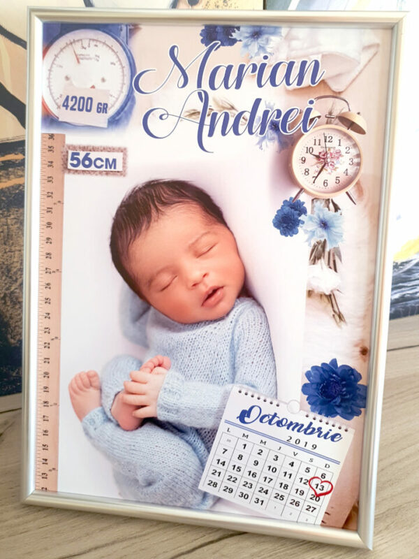 Birth Announcement - Cadouri Personalizate cu Poze Cadouri-Unicate.com