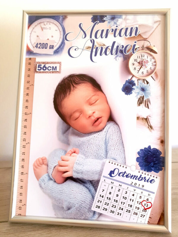 Birth Announcement - Cadouri Personalizate cu Poze Cadouri-Unicate.com