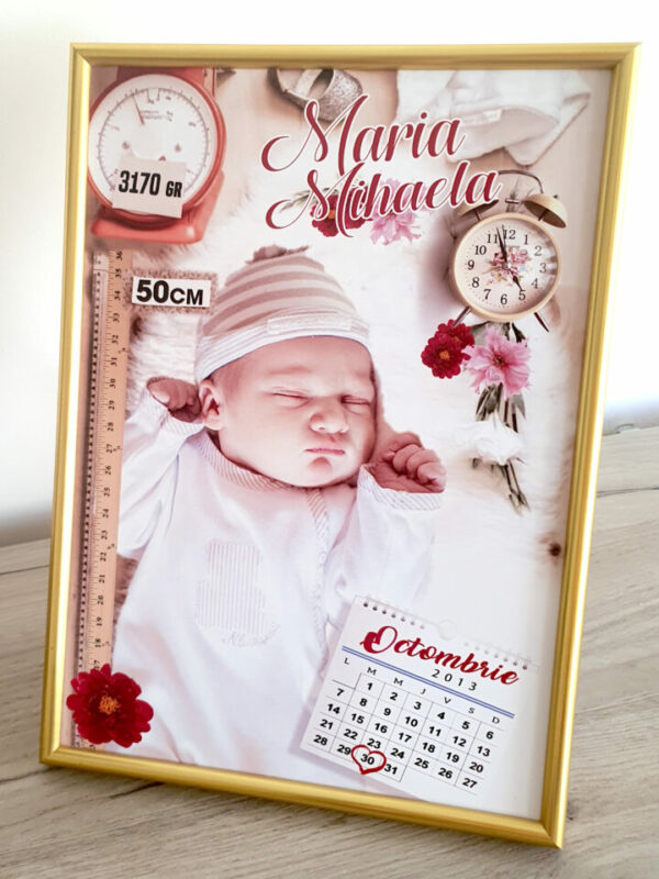 Birth Announcement - Cadouri Personalizate cu Poze Cadouri-Unicate.com