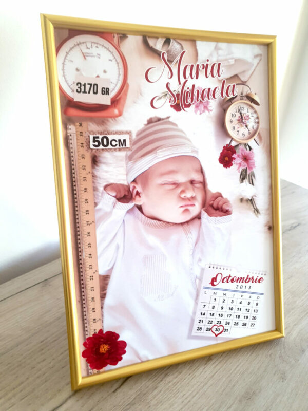 Birth Announcement - Cadouri Personalizate cu Poze Cadouri-Unicate.com