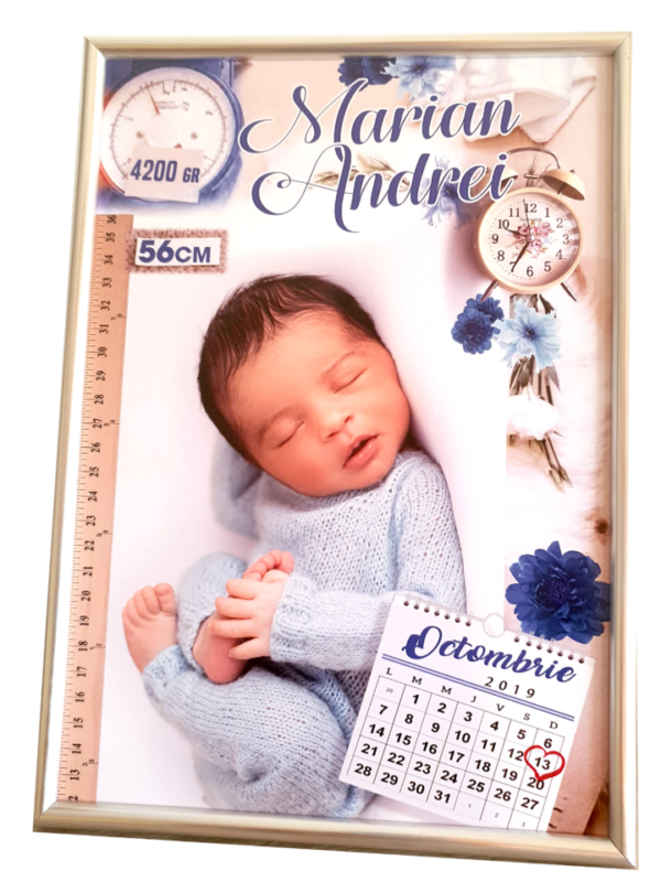 Birth Announcement - Cadouri Personalizate cu Poze Cadouri-Unicate.com