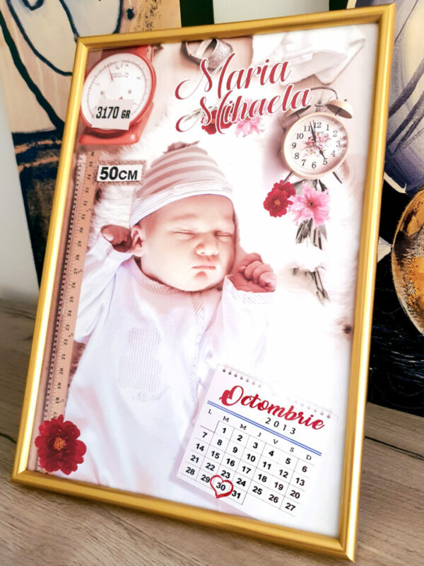 Birth Announcement - Cadouri Personalizate cu Poze Cadouri-Unicate.com