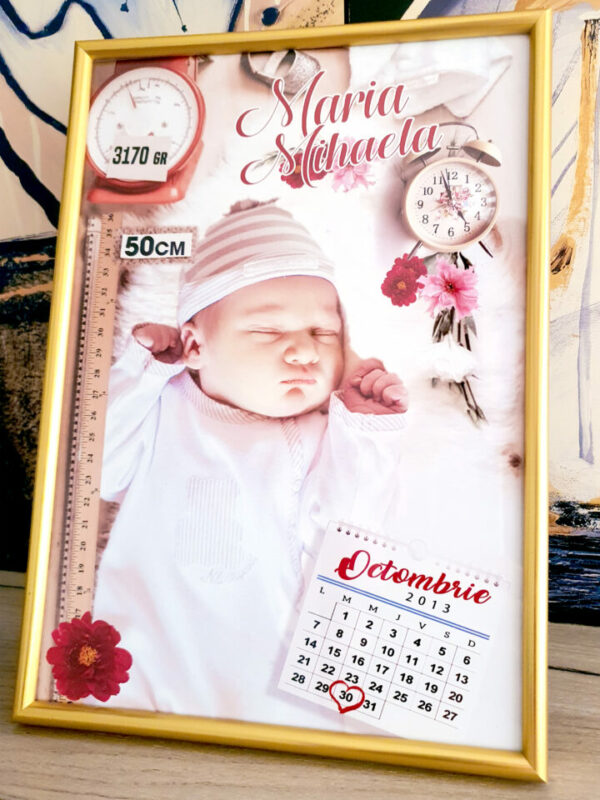 Birth Announcement - Cadouri Personalizate cu Poze Cadouri-Unicate.com